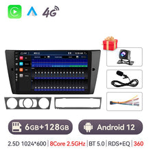 Cargar imagen en el visor de la galería, Eunavi Android 12 DSP Car Radio Multimedia Player For BMW 3-Series E90 E91 E92 E93 2005 - 2013 Navigation GPS OBD No DVD 2din