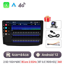 Załaduj zdjęcie do przeglądarki galerii, Eunavi Android 10 Car Radio For Skoda Fabia 2008-2014 Auto Multimedia Video Player GPS Autoradio Carplay 4G 2din 2 Din No DVD