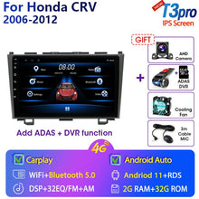 Załaduj zdjęcie do przeglądarki galerii, Eunavi 9&#39;&#39; 4G WiFi 2din Android 11.0 Car Radio Multimedia Player Navigation GPS For Honda CRV CR-V 2006-2012 Carplay DVD