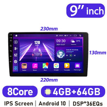 Load image into Gallery viewer, Eunavi 9&#39;&#39;/10.1&#39;&#39;/12.1&#39;&#39; 2DIN Android 10 Car Radio Stereo Multimedia Video Player Universal Head Unit GPS Carplay 2din Autoradio
