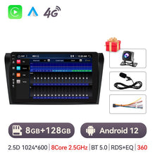 Cargar imagen en el visor de la galería, Eunavi 9&#39;&#39; Android 10 Car Radio Stereo For MAZDA 3 Mazda3 Multimedia Player  2010-2015Head Unit Carplay 4G GPS Navigation 2.5HGz