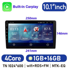 Load image into Gallery viewer, Eunavi 9&#39;&#39;/10.1&#39;&#39;/12.1&#39;&#39; 2DIN Android 10 Car Radio Stereo Multimedia Video Player Universal Head Unit GPS Carplay 2din Autoradio