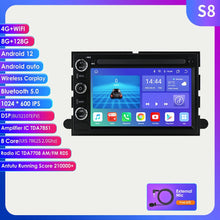 Laden Sie das Bild in den Galerie-Viewer, Android 12 Car Radio Stereo GPS Navi DVD Player For Ford 500 F150 Explorer Edge Expedition Mustang Lincoln Freestyle Taurus