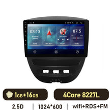 Cargar imagen en el visor de la galería, Eunavi 4G 2 Din Android Auto Radio For Peugeot 107 Toyota Aygo Citroen C1 2005 - 2014 Car Multimedia Video Player GPS Stereo