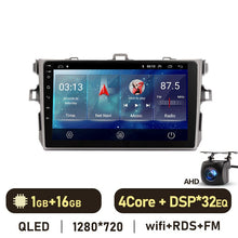 Laden Sie das Bild in den Galerie-Viewer, Eunavi Android 10 Car Radio Multimedia Player GPS For Toyota Corolla 2006-2013 Auto Audio 4G 64G DSP Carplay 2 Din DSP