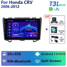 Załaduj zdjęcie do przeglądarki galerii, Eunavi 9&#39;&#39; 4G WiFi 2din Android 11.0 Car Radio Multimedia Player Navigation GPS For Honda CRV CR-V 2006-2012 Carplay DVD