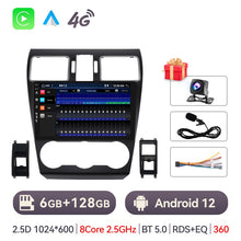 Load image into Gallery viewer, Eunavi 4G 2 Din Android Auto Radio For Subaru Forester 2013-2018 Car Multimedia Player DSP Carplay GPS Navigation 2Din Autoradio