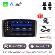 Laden Sie das Bild in den Galerie-Viewer, Eunavi 2 Din Android Auto Radio For Mercedes Benz AMG R-Class W251 R300 R280 R320 R350 Car Multimedia Player GPS Stereo Carplay