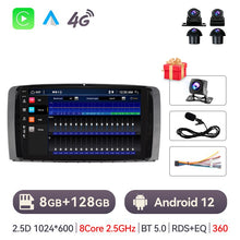 Załaduj zdjęcie do przeglądarki galerii, Eunavi 2 Din Android Auto Radio For Mercedes Benz AMG R-Class W251 R300 R280 R320 R350 Car Multimedia Player GPS Stereo Carplay