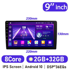 Load image into Gallery viewer, Eunavi 9&#39;&#39;/10.1&#39;&#39;/12.1&#39;&#39; 2DIN Android 10 Car Radio Stereo Multimedia Video Player Universal Head Unit GPS Carplay 2din Autoradio