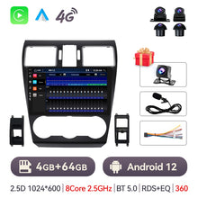 Załaduj zdjęcie do przeglądarki galerii, Eunavi 4G 2 Din Android Auto Radio For Subaru Forester 2013-2018 Car Multimedia Player DSP Carplay GPS Navigation 2Din Autoradio