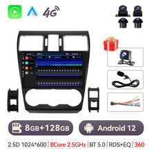 Załaduj zdjęcie do przeglądarki galerii, Eunavi 4G 2 Din Android Auto Radio For Subaru Forester 2013-2018 Car Multimedia Player DSP Carplay GPS Navigation 2Din Autoradio