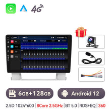 Load image into Gallery viewer, Eunavi 4G 2 Din Android Auto Radio For Buick Excelle 2 2009-2015 For Opel Astra J 2009-2017 Car Multimedia Player GPS Carplay