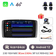 Charger l&#39;image dans la galerie, Eunavi 2 Din Android Auto Radio For Mercedes Benz AMG R-Class W251 R300 R280 R320 R350 Car Multimedia Player GPS Stereo Carplay