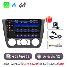 Załaduj zdjęcie do przeglądarki galerii, Eunavi 2 Din Android Auto Radio For BMW 1 Series E88 E82 E81 E87 2004-2011 Car Multimedia Player 2Din Autoradio GPS Carplay 4G