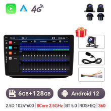 Cargar imagen en el visor de la galería, Eunavi Android 10 Car Radio For Skoda Fabia 2008-2014 Auto Multimedia Video Player GPS Autoradio Carplay 4G 2din 2 Din No DVD