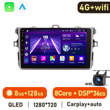 Charger l&#39;image dans la galerie, Eunavi Android 10 Car Radio Multimedia Player GPS For Toyota Corolla 2006-2013 Auto Audio 4G 64G DSP Carplay 2 Din DSP