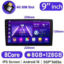 Load image into Gallery viewer, Eunavi 9&#39;&#39;/10.1&#39;&#39;/12.1&#39;&#39; 2DIN Android 10 Car Radio Stereo Multimedia Video Player Universal Head Unit GPS Carplay 2din Autoradio
