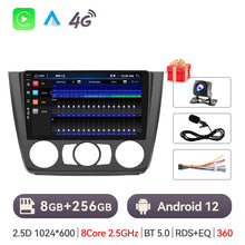 Załaduj zdjęcie do przeglądarki galerii, Eunavi 2 Din Android Auto Radio For BMW 1 Series E88 E82 E81 E87 2004-2011 Car Multimedia Player 2Din Autoradio GPS Carplay 4G