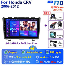 Załaduj zdjęcie do przeglądarki galerii, Eunavi 9&#39;&#39; 4G WiFi 2din Android 11.0 Car Radio Multimedia Player Navigation GPS For Honda CRV CR-V 2006-2012 Carplay DVD