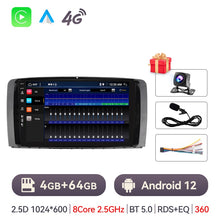 Load image into Gallery viewer, Eunavi 2 Din Android Auto Radio For Mercedes Benz AMG R-Class W251 R300 R280 R320 R350 Car Multimedia Player GPS Stereo Carplay