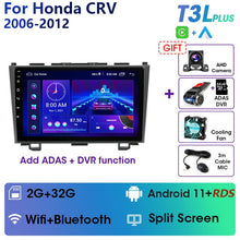 Załaduj zdjęcie do przeglądarki galerii, Eunavi 9&#39;&#39; 4G WiFi 2din Android 11.0 Car Radio Multimedia Player Navigation GPS For Honda CRV CR-V 2006-2012 Carplay DVD