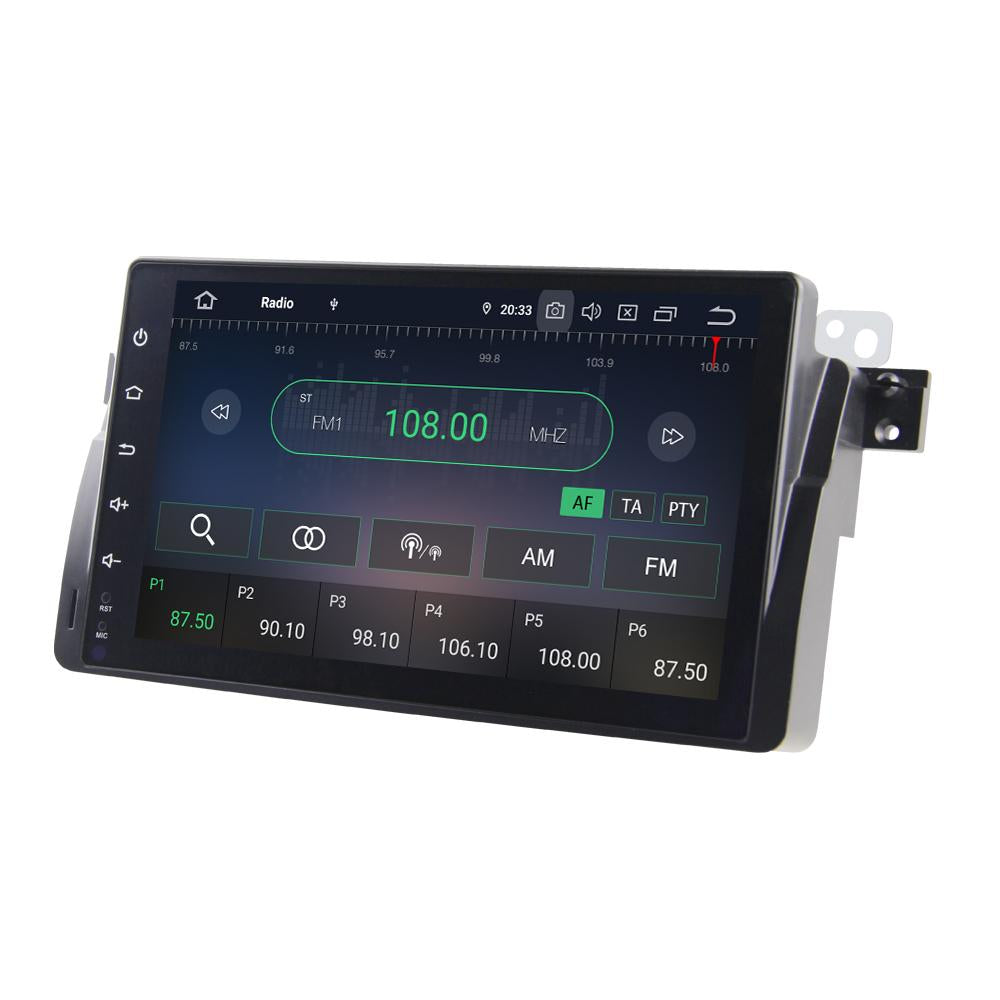 Eunavi Android 12 7862c Car Radio DSP Multimedia Player For BMW E46 M3 318/320/325/330/335 Autoradio Video GPS Navigation 4G IPS