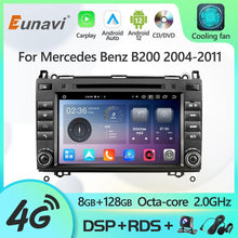 Charger l&#39;image dans la galerie, Eunavi 2 Din Android 12 Radio DVD Player For Mercedes Benz B200 Sprinter W906 W639 AB Class W169 W245 2004-2011 GPS Multimedia