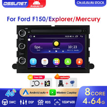 Cargar imagen en el visor de la galería, Android 12 Car Radio Stereo GPS Navi DVD Player For Ford 500 F150 Explorer Edge Expedition Mustang Lincoln Freestyle Taurus