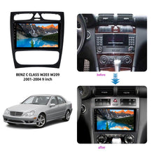 Załaduj zdjęcie do przeglądarki galerii, Eunavi Android Auto GPS For Mercedes Benz C Class CLK Class S203 W203 W209 A209 2000-2005 Car Radio Multimedia 2 din 4G Carplay