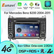 Charger l&#39;image dans la galerie, Eunavi 2 Din Android 12 Radio DVD Player For Mercedes Benz B200 Sprinter W906 W639 AB Class W169 W245 2004-2011 GPS Multimedia