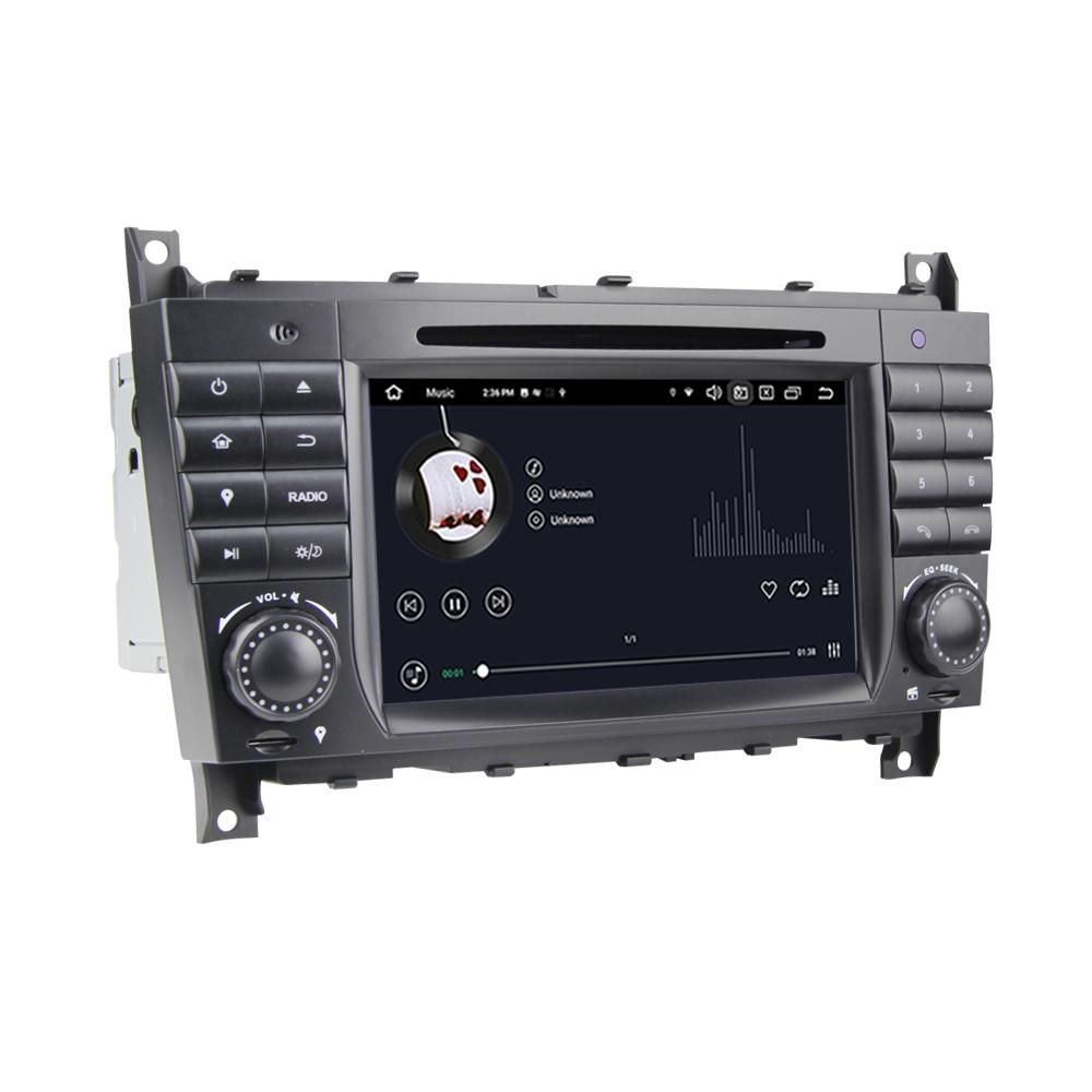 Eunavi 2 Din Android 12 Radio DVD Player For Mercedes Benz W203 Vito W639 VaneoCLK W209 W210M 2000-2005 GPS Carplay Multimedia