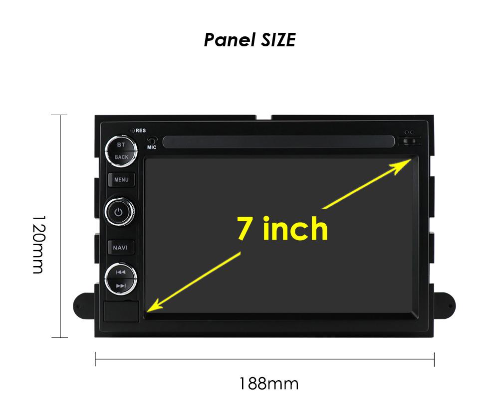 Android 12 Car Radio Stereo GPS Navi DVD Player For Ford 500 F150 Explorer Edge Expedition Mustang Lincoln Freestyle Taurus