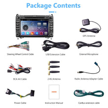 Charger l&#39;image dans la galerie, Eunavi 2 Din Android 12 Radio DVD Player For Mercedes Benz B200 Sprinter W906 W639 AB Class W169 W245 2004-2011 GPS Multimedia