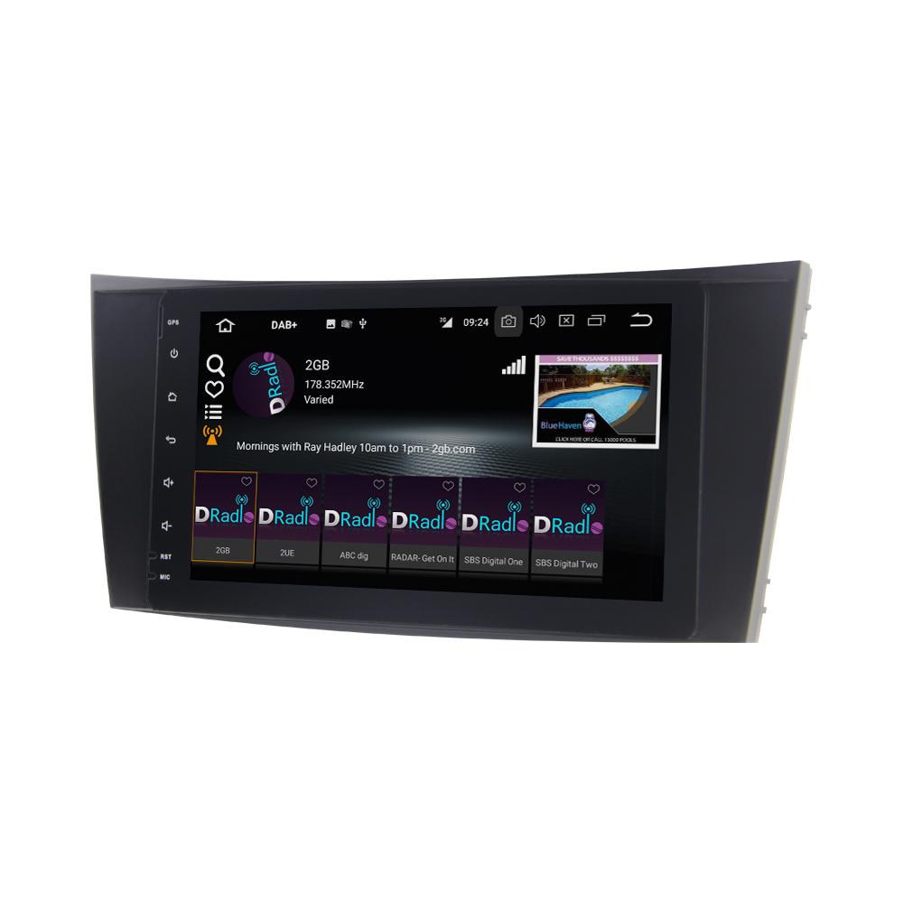 Eunavi 2 Din Android 12 Radio DVD Player For Mercedes Benz E-class E Class W211 E200 CLS 2002-2010 GPS Multimedia