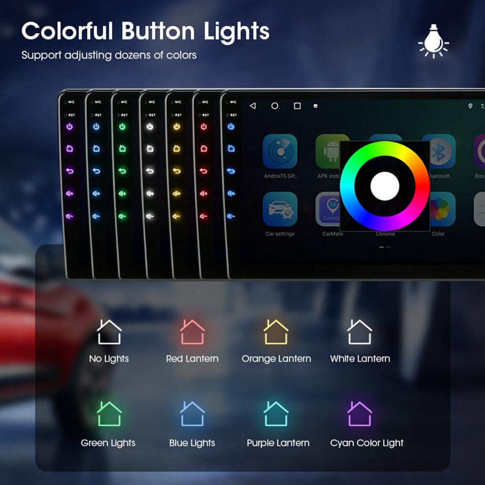Eunavi 9'' 4G WiFi 2din Android 11.0 Car Radio Multimedia Player Navigation GPS For Honda CRV CR-V 2006-2012 Carplay DVD