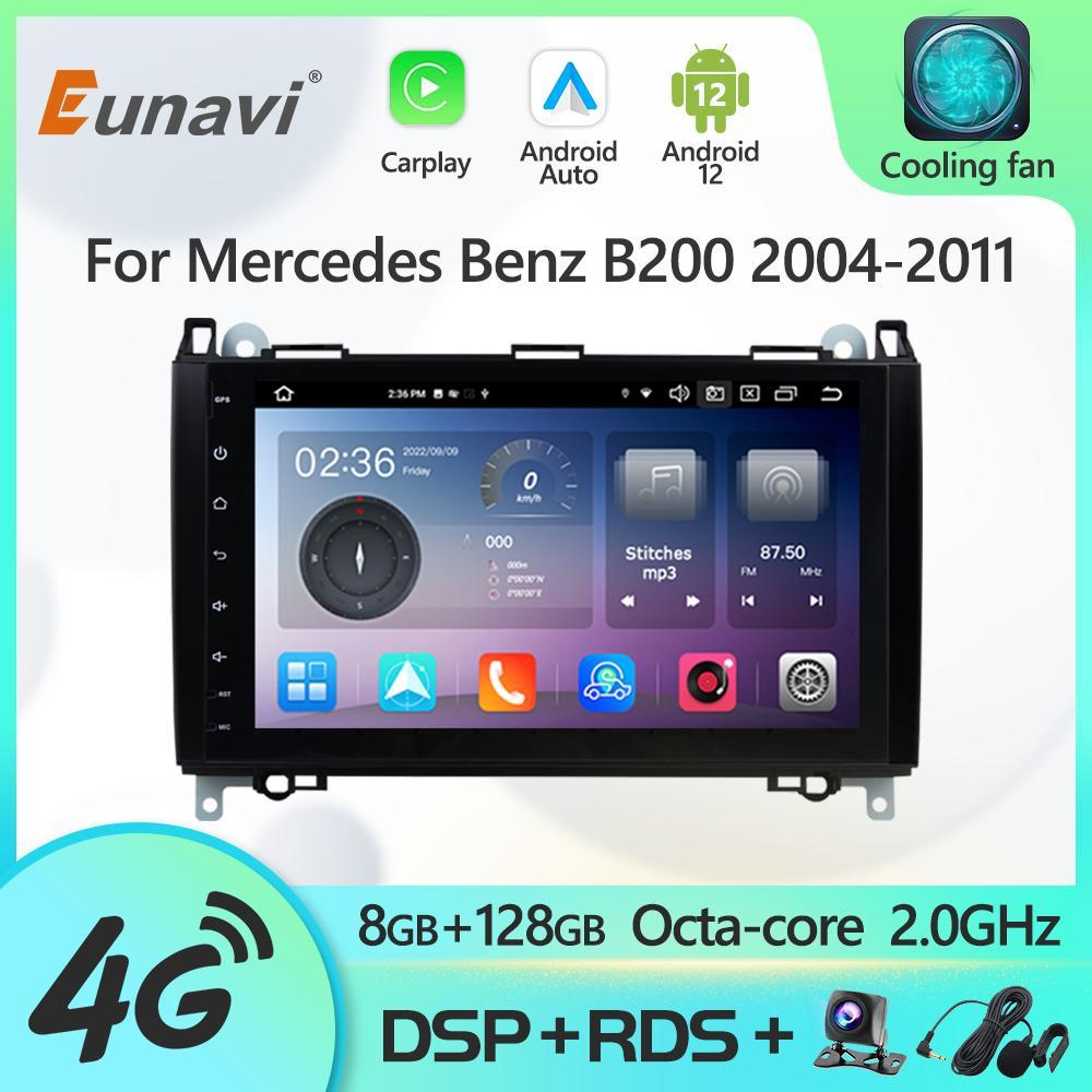 Eunavi 2 Din Android 12 Radio DVD Player For Mercedes Benz B200 Sprinter W906 W639 AB Class W169 W245 2004-2011 GPS Multimedia