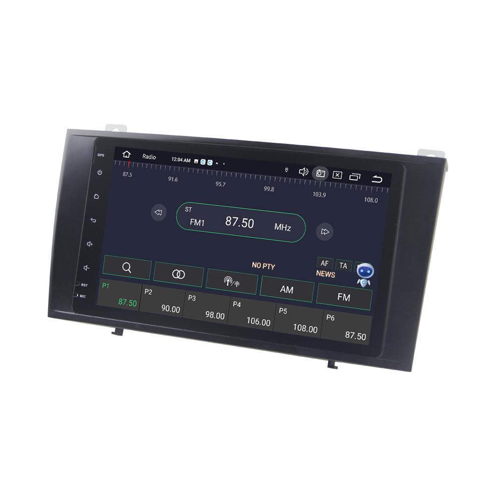 Eunavi 2 Din Android 12 Radio DVD Player For Mercedes Benz SLK-Class SLK Class R171 2004-2009 GPS Multimedia