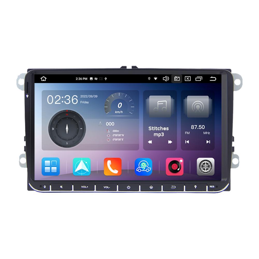 Eunavi 2 Din Android 12 Radio DVD Player For VW Volkswagen Passat B7 B6 Golf Touran Polo Tiguan Jetta GPS Multimedia