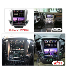 Eunavi Android 11 2DIN Tesla Style For GMC Yukon Chevrolet Tahoe 2015-2019 Radio Player Multimedia Carplay Auto Navigation