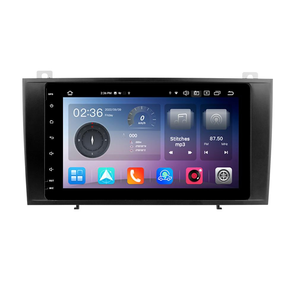 Eunavi 2 Din Android 12 Radio DVD Player For Mercedes Benz SLK-Class SLK Class R171 2004-2009 GPS Multimedia