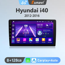 Załaduj zdjęcie do przeglądarki galerii, Eunavi 2din 4G Autoradio Android 10 For HYUNDAI I40 2012 - 2016 Car Radio Multimedia Video Player Navigation GPS RDS Carplay