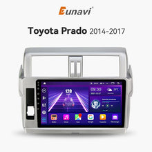 Cargar imagen en el visor de la galería, Eunavi Android auto Radio Player For Toyota Land Cruiser Prado 150 2013-2017 Car Multimedia 4G DSP Carplay GPS 2din 2 din dvd