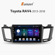 Cargar imagen en el visor de la galería, Eunavi 2 Din Android 10 Car Radio For Toyota RAV4 2013 2014 2015 - 2018 Carplay Multimedia Player 4G 2din Autoradio GPS Navi