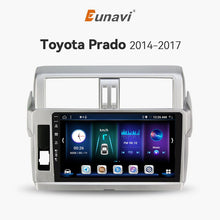 Load image into Gallery viewer, Eunavi Android auto Radio Player For Toyota Land Cruiser Prado 150 2013-2017 Car Multimedia 4G DSP Carplay GPS 2din 2 din dvd