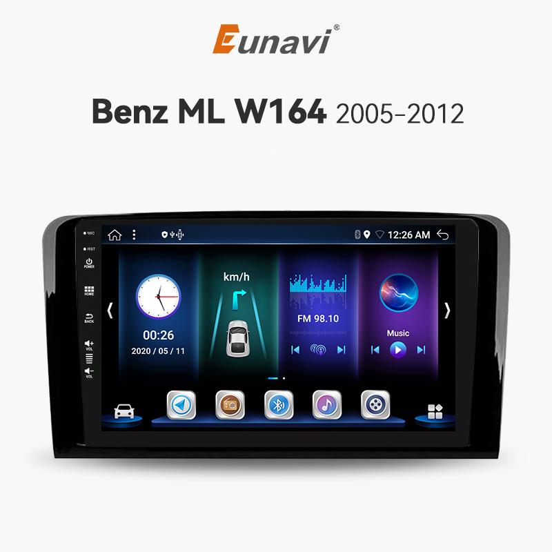 Eunavi Android 12 Auto Car Radio Multimidia For Benz ML 320/ML 350/W164(2005-2012) GL Car Radio Player Multimedia GPS Navigation