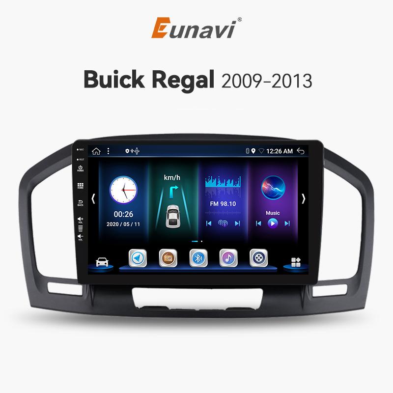 Eunavi 4G 2DIN Android Auto Radio GPS For Buick Regal Opel Insignia 2009 - 2013 Car Multimedia Video Player Carplay 2 Din DVD