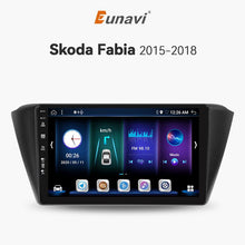 Load image into Gallery viewer, Eunavi 4G 2 Din Android 10 Car Radio For Skoda Fabia 2015 2016 - 2019 Autoradio Multimedia Player GPS QLED Carplay 2din No DVD