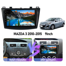 Laden Sie das Bild in den Galerie-Viewer, Eunavi 9&#39;&#39; Android 10 Car Radio Stereo For MAZDA 3 Mazda3 Multimedia Player  2010-2015Head Unit Carplay 4G GPS Navigation 2.5HGz