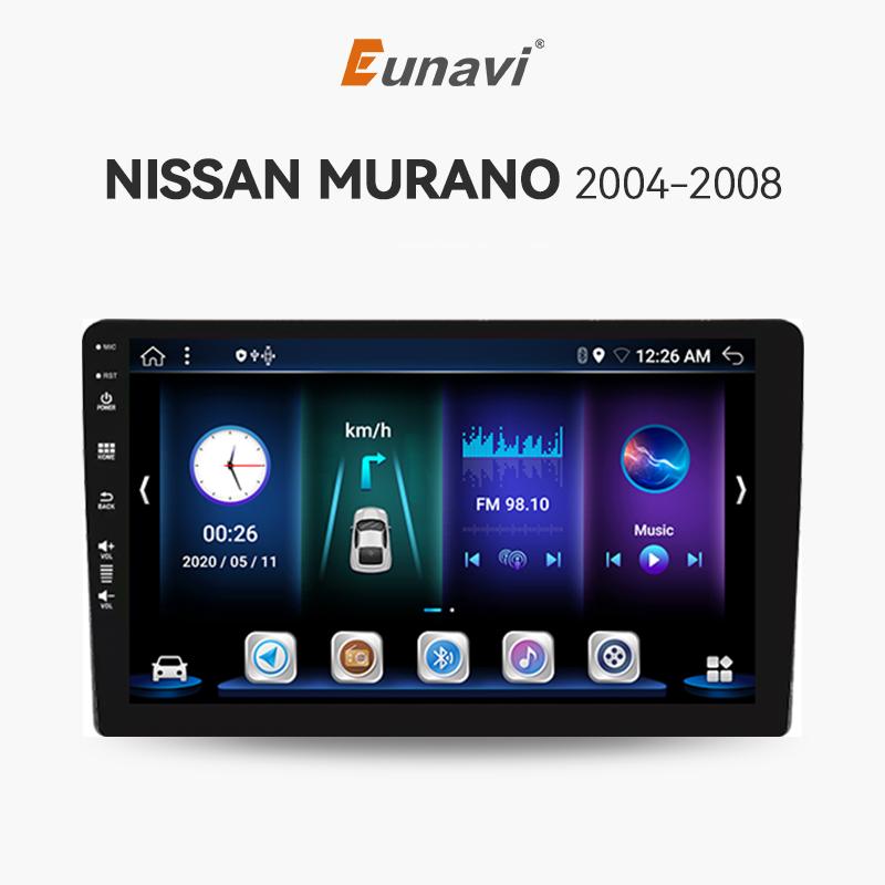 Eunavi Car Radio For NISSAN MURANO 2004-2008 Carplay Android10 Auto Stereo Multimedia Player Navigation GPS No 2 din 2din DVD